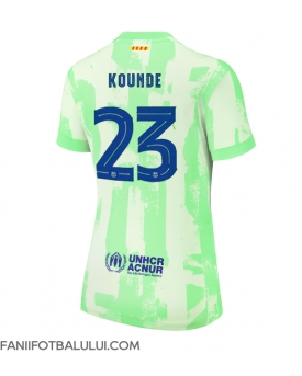Barcelona Jules Kounde #23 Tricou Fotbal Replică 2024-25 Femei Treilea